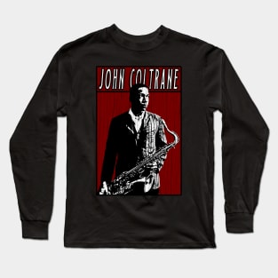 Vintage Retro John Coltrane Long Sleeve T-Shirt